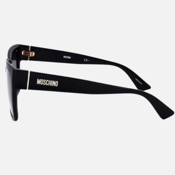 ?HOST PICK? ?authentic Moschino sunglasses. Black with gold accent. NWT!?? Moschino MOS077/S 0807 IR Women main image 4